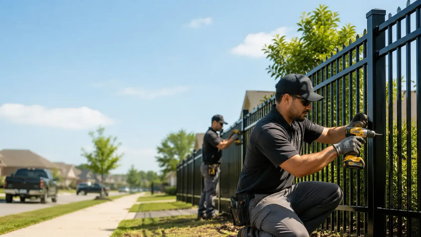 Metal Fence Installation in Blacksburg, VA